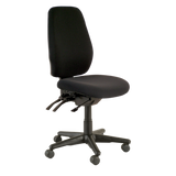 Buro Aura Ergo + Chair-Office Chairs-Black - Quickship-No Thanks-Flat Pack Please-Commercial Traders - Office Furniture