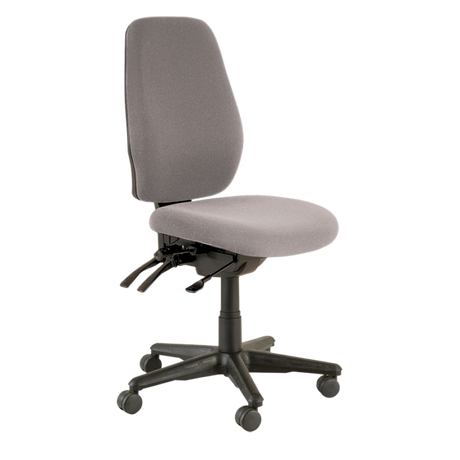 Buro Aura Ergo + Chair-Office Chairs-Charcoal-No Thanks-Flat Pack Please-Commercial Traders - Office Furniture