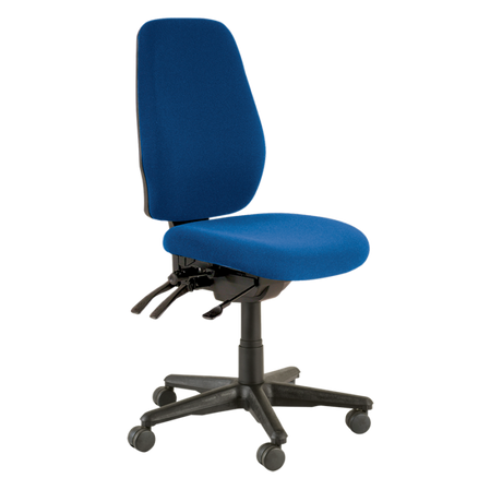 Buro Aura Ergo + Chair-Office Chairs-Dark Blue - Quickship-No Thanks-Assembled - Other Areas-Commercial Traders - Office Furniture