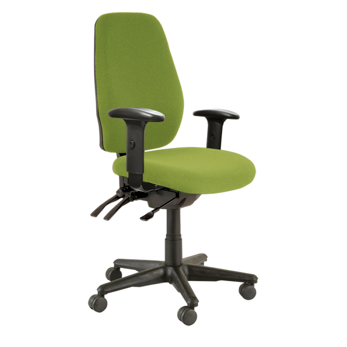 Buro Aura Ergo + Chair-Office Chairs-Green-Yes Please-Flat Pack Please-Commercial Traders - Office Furniture