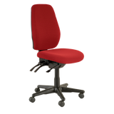 Buro Aura Ergo + Chair-Office Chairs-Red-No Thanks-Assembled - Auckland Christchurch-Commercial Traders - Office Furniture