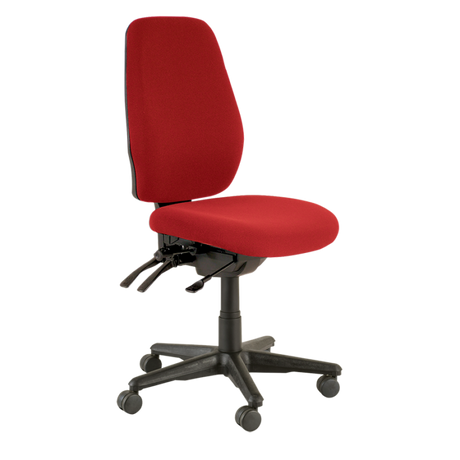 Buro Aura Ergo + Chair-Office Chairs-Red-No Thanks-Assembled - Auckland Christchurch-Commercial Traders - Office Furniture