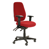 Buro Aura Ergo + Chair-Office Chairs-Red-Yes Please-Flat Pack Please-Commercial Traders - Office Furniture