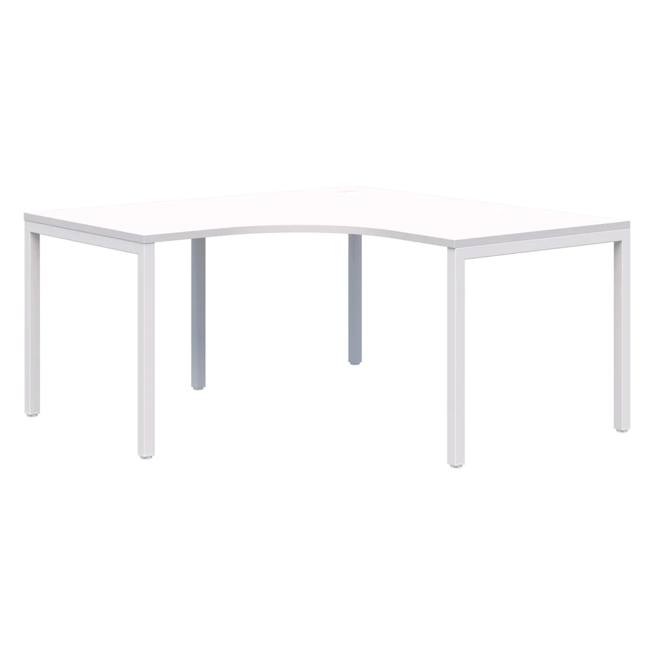 Avero 90 Degree Corner Desk - Fixed Height-Desks-1500 x 1500 x 800-Classic Oak-Black-Commercial Traders - Office Furniture