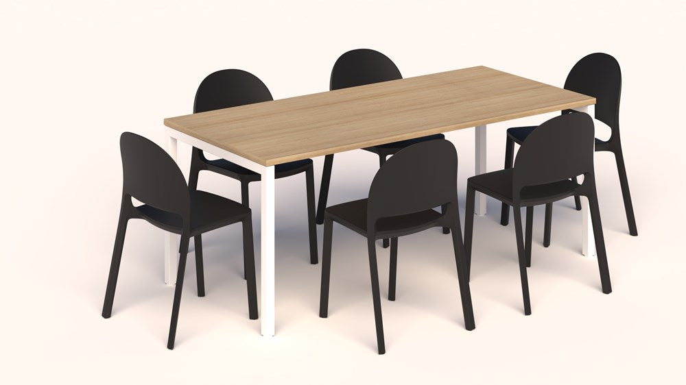Avero Canteen Table and Bubble Chair Package