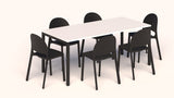 Avero Canteen Table and Bubble Chair Package