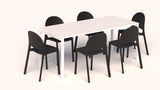 Avero Canteen Table and Bubble Chair Package