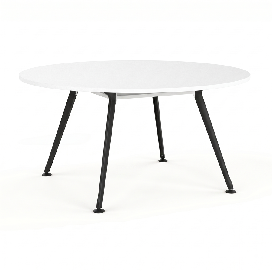 Euro Meeting Table 1500-Meeting Room Furniture-Black-North Island (Ground Floor)-Commercial Traders - Office Furniture
