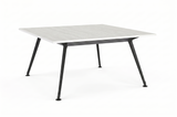 Euro Meeting Table 1800 x 1800-Meeting Room Furniture-Black-North Island (Ground Floor)-Commercial Traders - Office Furniture