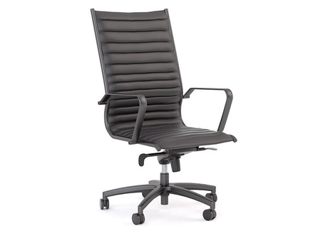 Metro Executive Chair-Office Chairs-High Back-Black-Assembled Please-Commercial Traders - Office Furniture