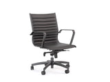 Metro Executive Chair-Office Chairs-Mid Back-Black-Flat Pack Please-Commercial Traders - Office Furniture