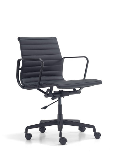 Bailey Executive Chair-Office Chairs-Black PU-Commercial Traders - Office Furniture