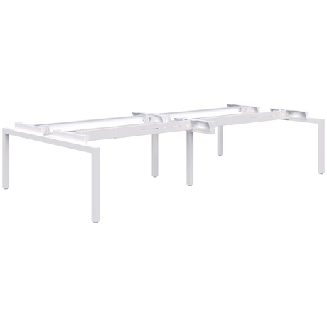 Balance Desk Base Only - 4 Pod Back to Back-Desks-Black-Commercial Traders - Office Furniture