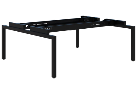 Balance Desk Base Only - 2 Pod Back to Back-Desks-Black-Commercial Traders - Office Furniture