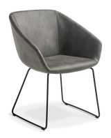 Barker Sled Base-Reception Chairs-Keylargo-Commercial Traders - Office Furniture