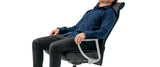 Bentley Executive Chair - Black Leather-Office Chairs-Highback-No Thanks-Commercial Traders - Office Furniture