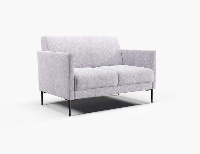 Bling 2 seater-Reception Furniture-Metal powder-coat-North Island Delivery-Lustrell (Vinyl)-Commercial Traders - Office Furniture
