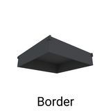 Acoustic Ceiling Tile - Border-Office Partitons-600 x 600-Wine-Commercial Traders - Office Furniture