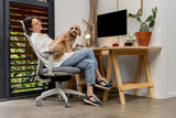 Buro Elan Grey Mesh Chair-Office Chairs-No Armrest-No Headrest-Flat Pack Please-Commercial Traders - Office Furniture