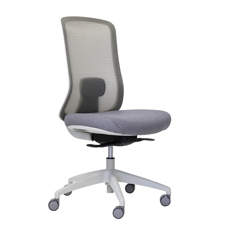 Buro Elan Grey Mesh Chair-Office Chairs-No Armrest-No Headrest-Flat Pack Please-Commercial Traders - Office Furniture