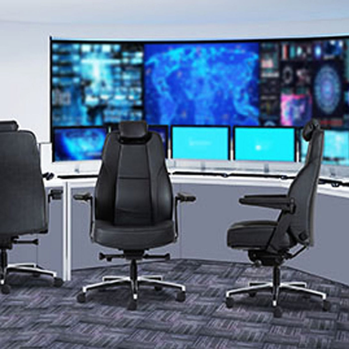 Buro Maverick 24/7 Controller Chair-Office Chairs-Fabric-Flat Pack Please-Commercial Traders - Office Furniture