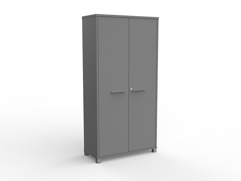 Cubit Cupboard 1800 H x 900 W-Storage-Silver-Commercial Traders - Office Furniture