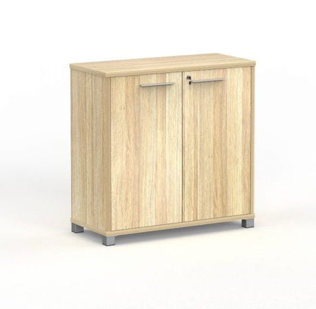Cubit Cupboard-Storage-900H x 900W-Atlantic Oak-Commercial Traders - Office Furniture
