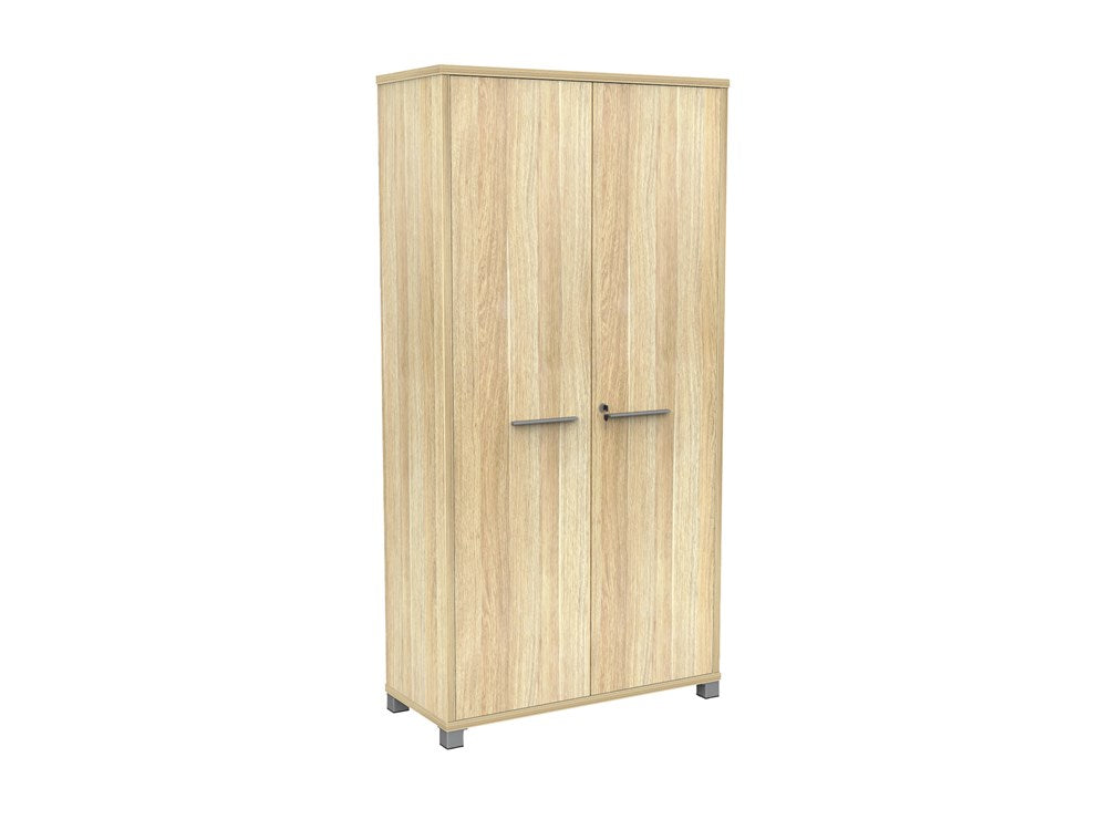 Cubit Cupboard-Storage-1800H x 900W-Atlantic Oak-Commercial Traders - Office Furniture