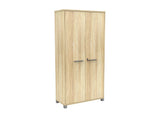 Cubit Cupboard-Storage-1800H x 900W-Atlantic Oak-Commercial Traders - Office Furniture