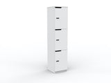 Cubit Lockers-Storage-3-Door-White-Commercial Traders - Office Furniture