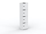 Cubit Lockers-Storage-4-Door-White-Commercial Traders - Office Furniture