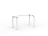 Cubit Desk Frame Only-Desking-1200 x 600-White-Commercial Traders - Office Furniture