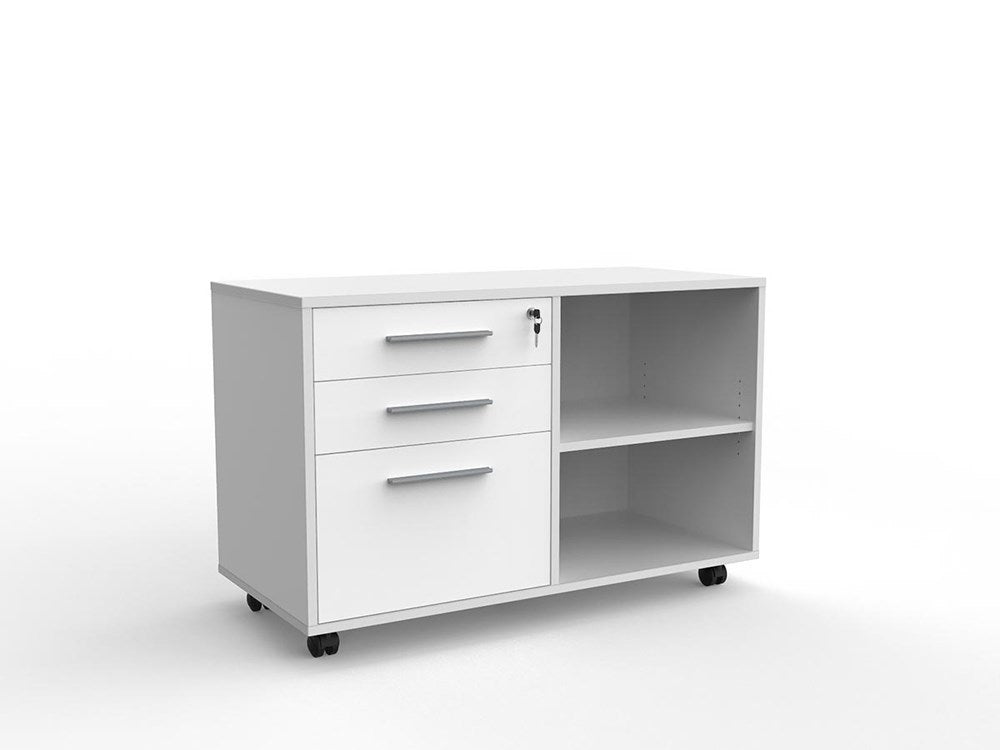 Cubit Caddy Drawers-Storage-White-No Thanks-Commercial Traders - Office Furniture