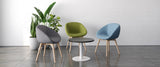 Camellia Visitor Chair-Reception Chairs-Reef Palm-Sled-Commercial Traders - Office Furniture