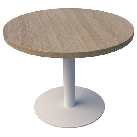 Classic Coffee Table - 600mm-Reception Furniture-Classic Oak-White-Commercial Traders - Office Furniture