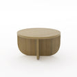 Karaka Coffee Table - 600mm dia-Storage-Classic Oak-North island Delivery (Ground Floor)-Commercial Traders - Office Furniture