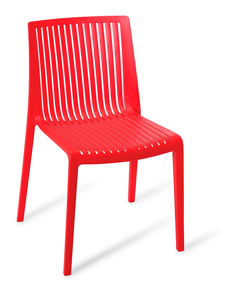 Cool Chair-Lunchroom Chairs-Red-Commercial Traders - Office Furniture