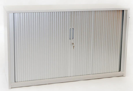Essentials Tambour - 900h x 1200w-Storage-Affinity Maple-North Island Delivery-Commercial Traders - Office Furniture