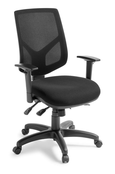 Crew Mesh Chair-Office Chairs-Standard Black-Yes Please-Commercial Traders - Office Furniture