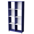 Storage Unit 8 Cube 1650mm-Education Furniture-Blue/White-Commercial Traders - Office Furniture