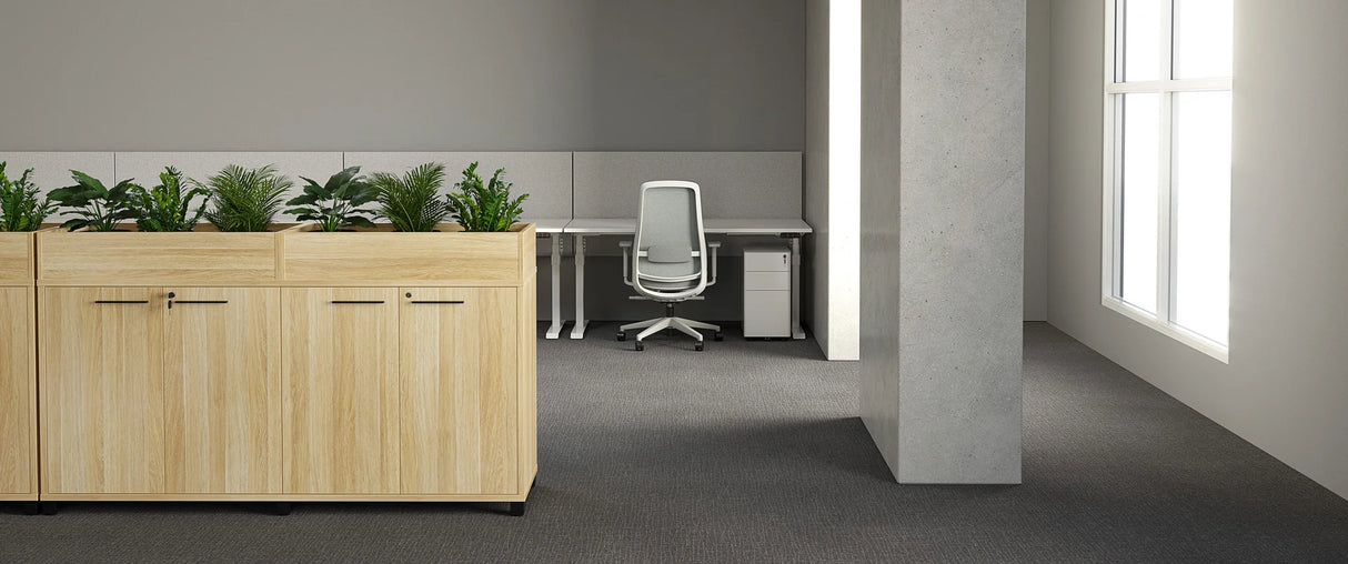 Cubit Credenza 1800 W x 900 H-Storage-White-Commercial Traders - Office Furniture