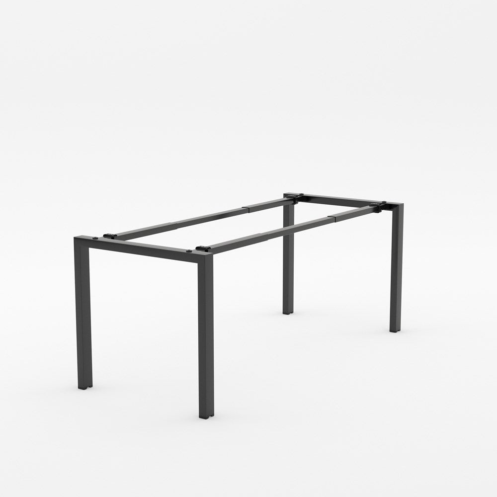 Alti Desk Frame Only 1200 - 1900 mm wide-Desking-White-North Island Delivery-Commercial Traders - Office Furniture