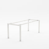 Alti Desk Frame Only 1200 - 1900 mm wide-Desking-White-North Island Delivery-Commercial Traders - Office Furniture