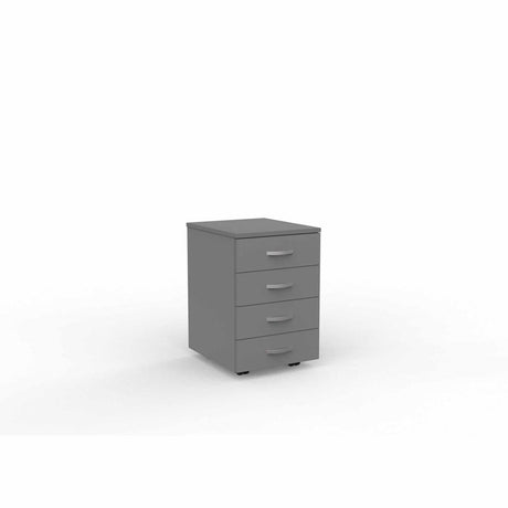 EKO Under Desk Drawers-Storage-Silver-2 Drawer and File-Commercial Traders - Office Furniture