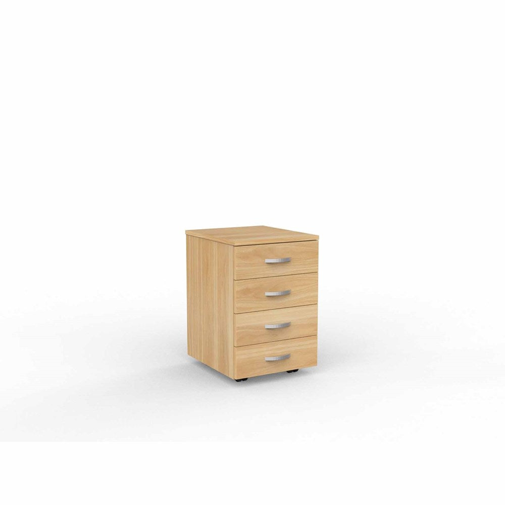 EKO Under Desk Drawers-Storage-Tawa-4 Drawers-Commercial Traders - Office Furniture