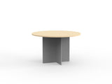 EKO 1200 Meeting Table-Meeting Room Furniture-Nordic Maple/Silver-Commercial Traders - Office Furniture