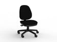 Evo 3 Highback Luxe Office Chair - Breathe Black Fabric Special-Office Chairs-No Arms Thanks-Commercial Traders - Office Furniture