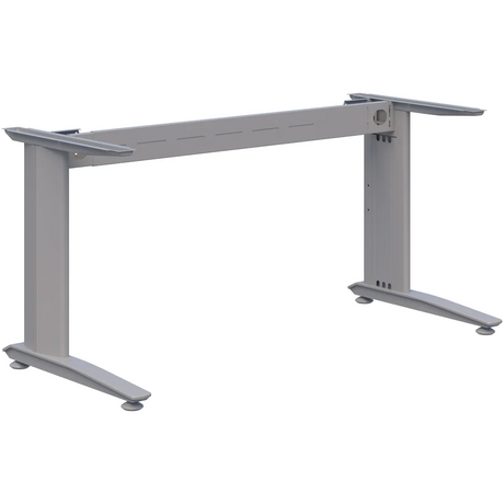 Energy Desk - Base Only-Desks-1200-1800L x 700-800mm-Silver-Commercial Traders - Office Furniture