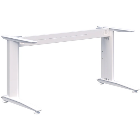 Energy Desk - Base Only-Desks-1200-1800L x 700-800mm-Silver-Commercial Traders - Office Furniture