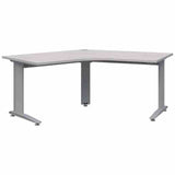 Energy Desk 1350 x 1350 - 120 Degree Workstation-Desking-Silver Strata-Silver-Commercial Traders - Office Furniture